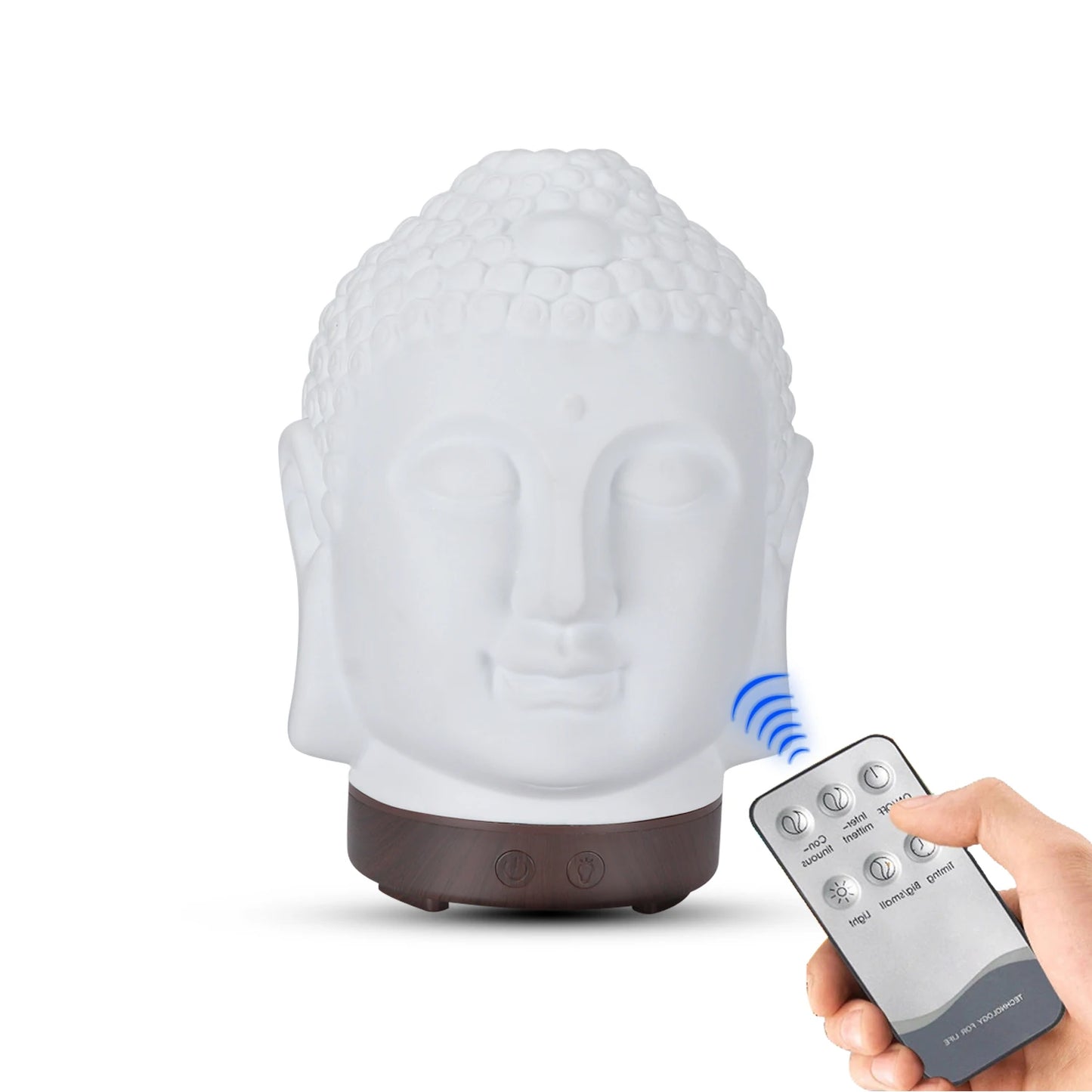 100ml Essential Oil Diffuser Buddha head Humidifier With Night Lamp Aromatherapy Mist Foger Maker Essential Oil Diffuse For Home