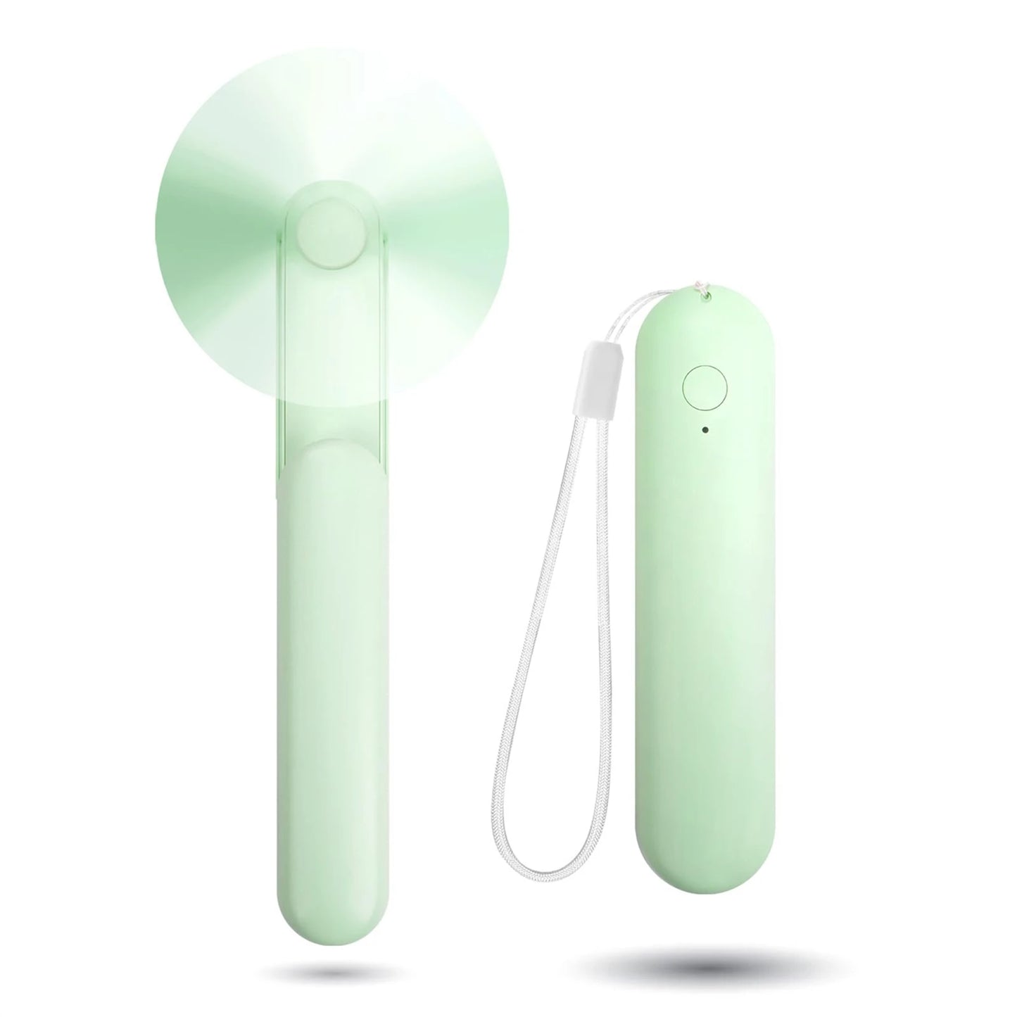 Handheld Mini Fan, Portable Small Pocket Fan, USB Rechargeable Personal Fan with Power Bank, Travel Summer Essentials for Women