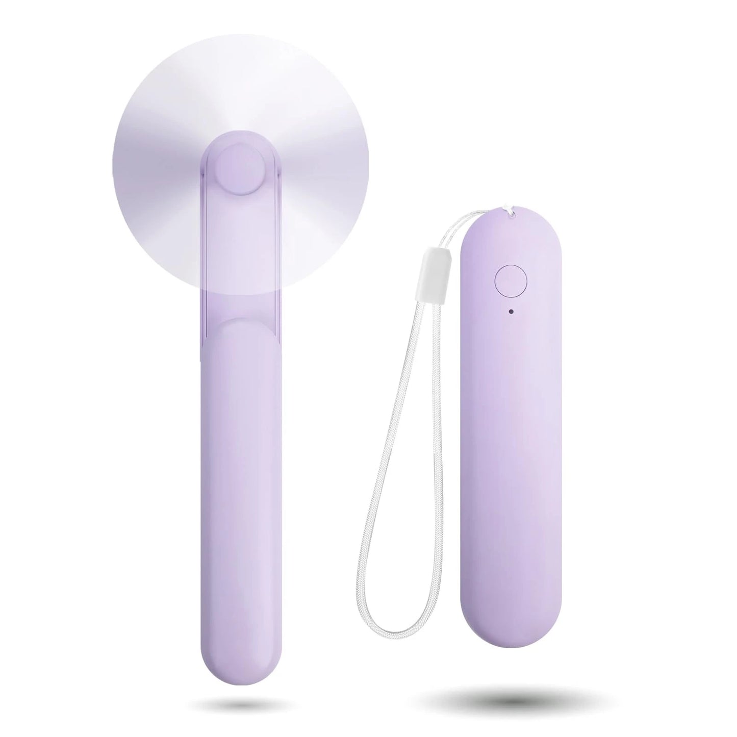 Handheld Mini Fan, Portable Small Pocket Fan, USB Rechargeable Personal Fan with Power Bank, Travel Summer Essentials for Women