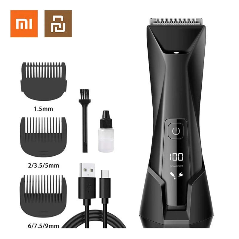 XIAOMI MI Epilator Body Trimmer For Men Painless Shaver For Sensitive Areas Bikini Armpit IPX7 Electirc Body Hair Trimmer