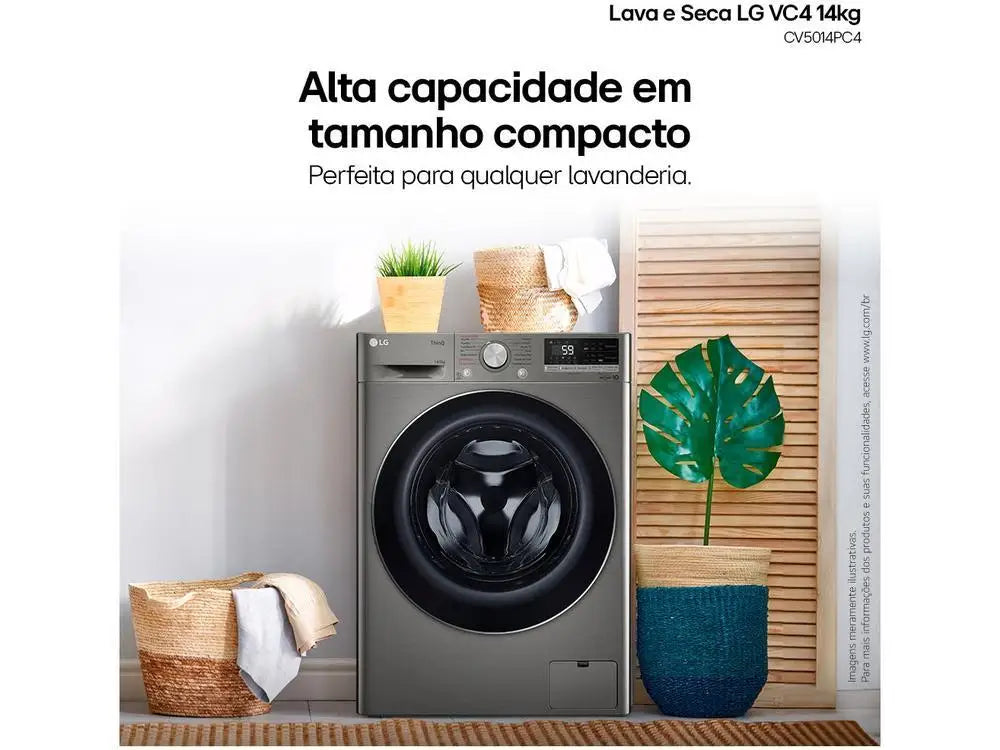 Lava and Dry LG 14kg Smart VC4 CV5014PC4 with-220V