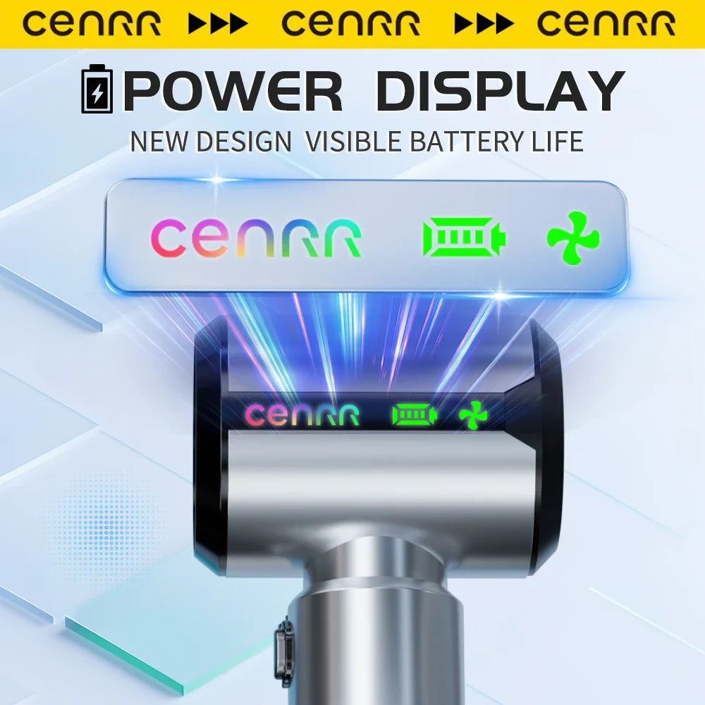 NEW CENRR Car Vacuum Cleaner for Home Strong Suction Powerful Portable HandHeld Car Cleaner Dust Display Lamp Air Gun