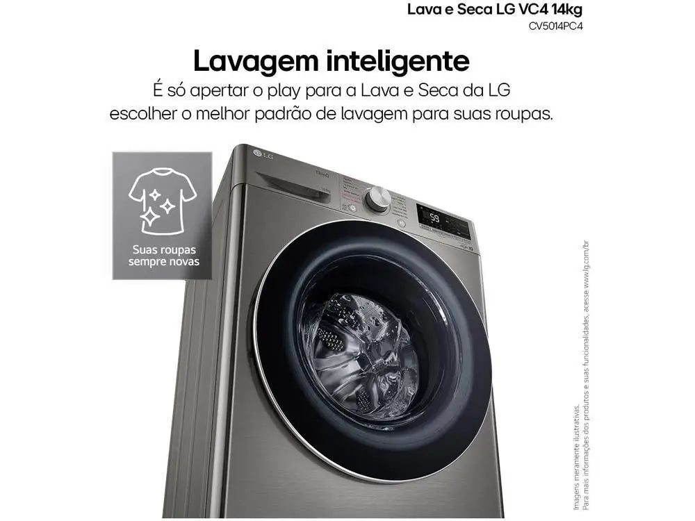 Lava and Dry LG 14kg Smart VC4 CV5014PC4 with-220V