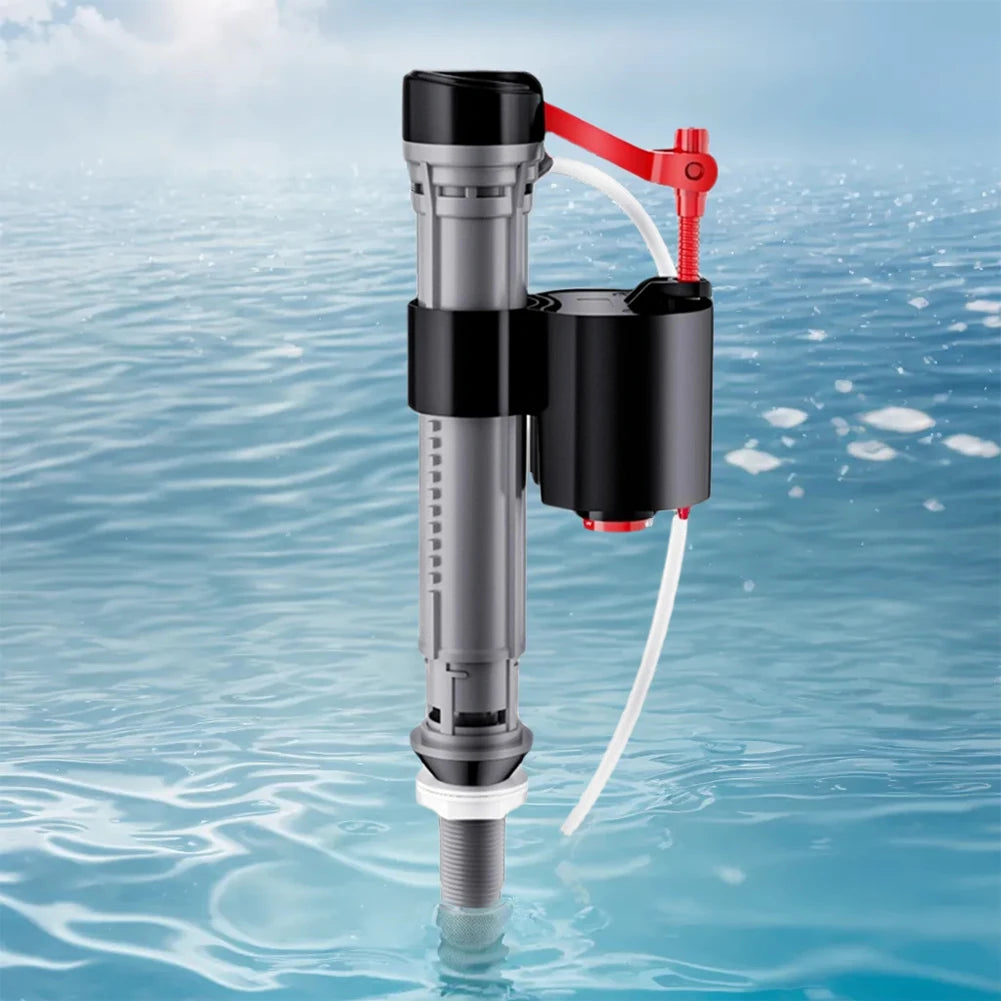 Universal Toilet Fill Valve Adjustable Height Tank and Bowl Water Control 19.5-30.5cm Bathroom Shank Inlet Float