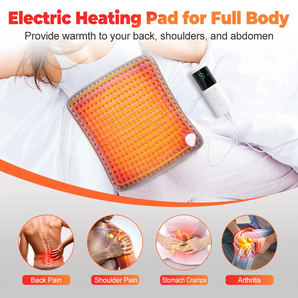 Winter Electric Foot Heating Pad USB Charging Soft Plush Washable Foot Warmer Heater Improve Sleeping Household Foot Warming Mat