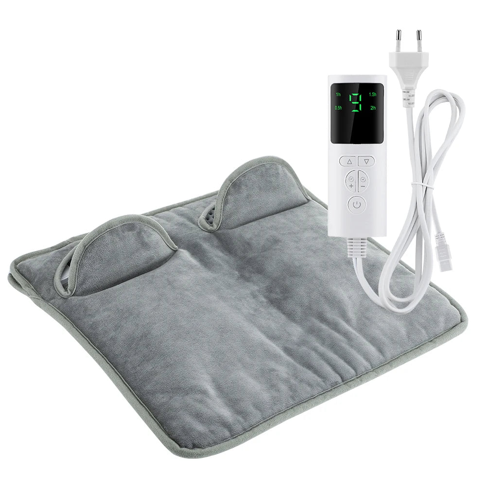 Winter Electric Foot Heating Pad USB Charging Soft Plush Washable Foot Warmer Heater Improve Sleeping Household Foot Warming Mat