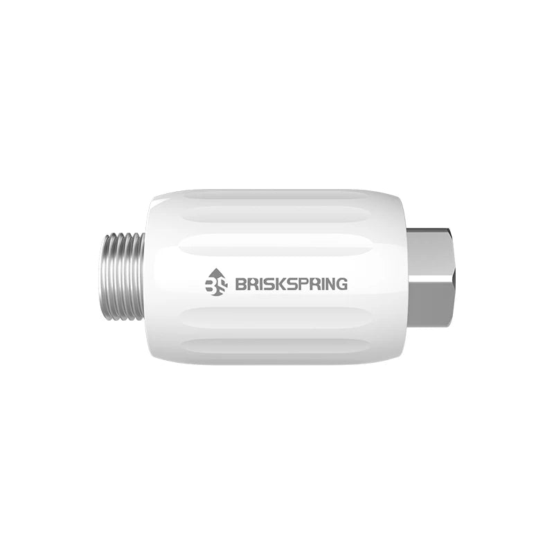 BriskSpring Salt free Terminal Water descaler Physical Scale Inhibitor G1/2" Connector Anti- Limescale Water Heater Softener