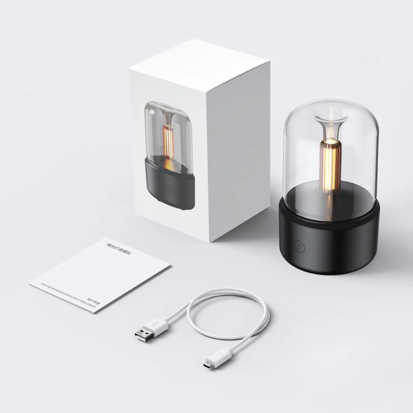 Portable Mini Aroma Diffuser USB Air Humidifier Essential Oil Night Light Cold Mist Maker Sprayer for Home Gift