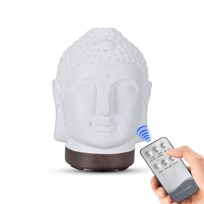 100ml Essential Oil Diffuser Buddha head Humidifier With Night Lamp Aromatherapy Mist Foger Maker Essential Oil Diffuse For Home