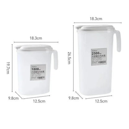 Large Capacity Cold Water Pitcher Cold Kettle Iced Beverage Dispenser Refrigerator  Cold Juice Lemonade Drinks Storage Tank