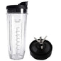 Lid and 32OZ Cup and 7 Fins Blade for Compatible for Ninja Auto IQ 1000W Blender Accessories Replacement Parts BL482-LITE