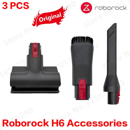 Roborock H6 HEPA Filter Extension Rod Gap Suction Brush Electric Mite Removal Brush Floor Brush Hoses water tank Trigger Switch