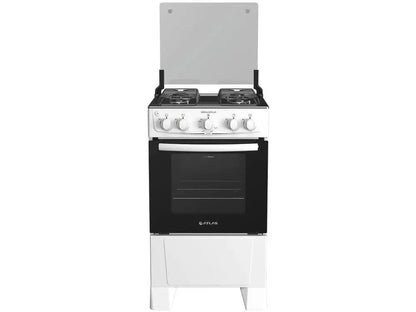 4 Stove Atlas Inox White Monaco Plus - Bivolt