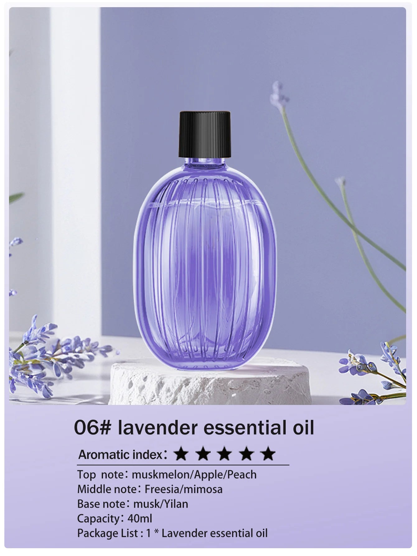 Rechargeable portable aromatherapy diffuser - Essential oil therapy machine - 6 types of aromatherapy oils -5 spray modes
