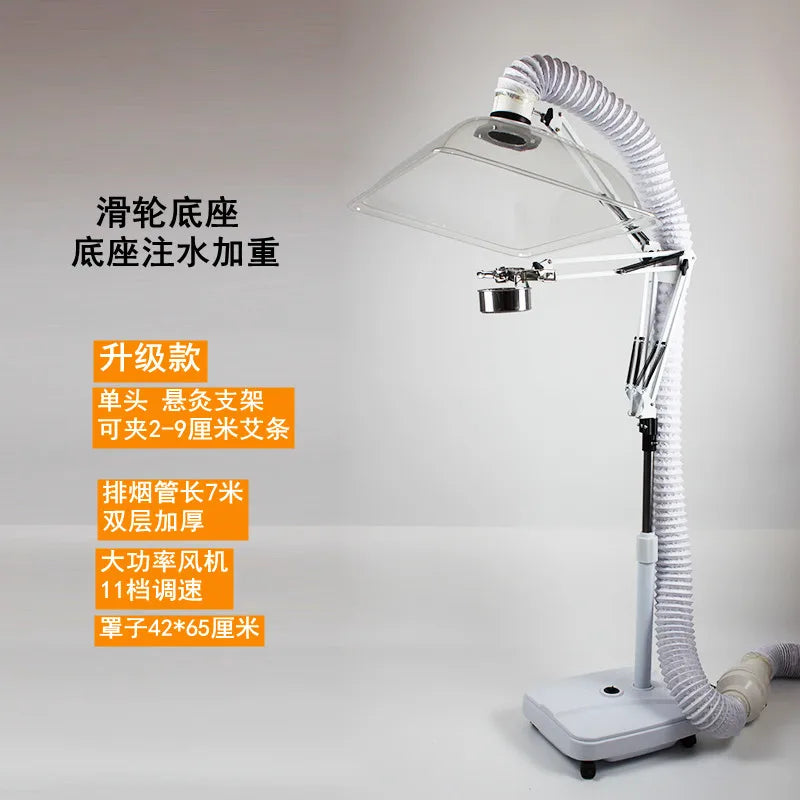 Small Home Moxibustion Exhaust System, Vertical Smoke Extractor Fan, Indoor Moxibustion Smoke Extractor, Multi-angle Adjustable