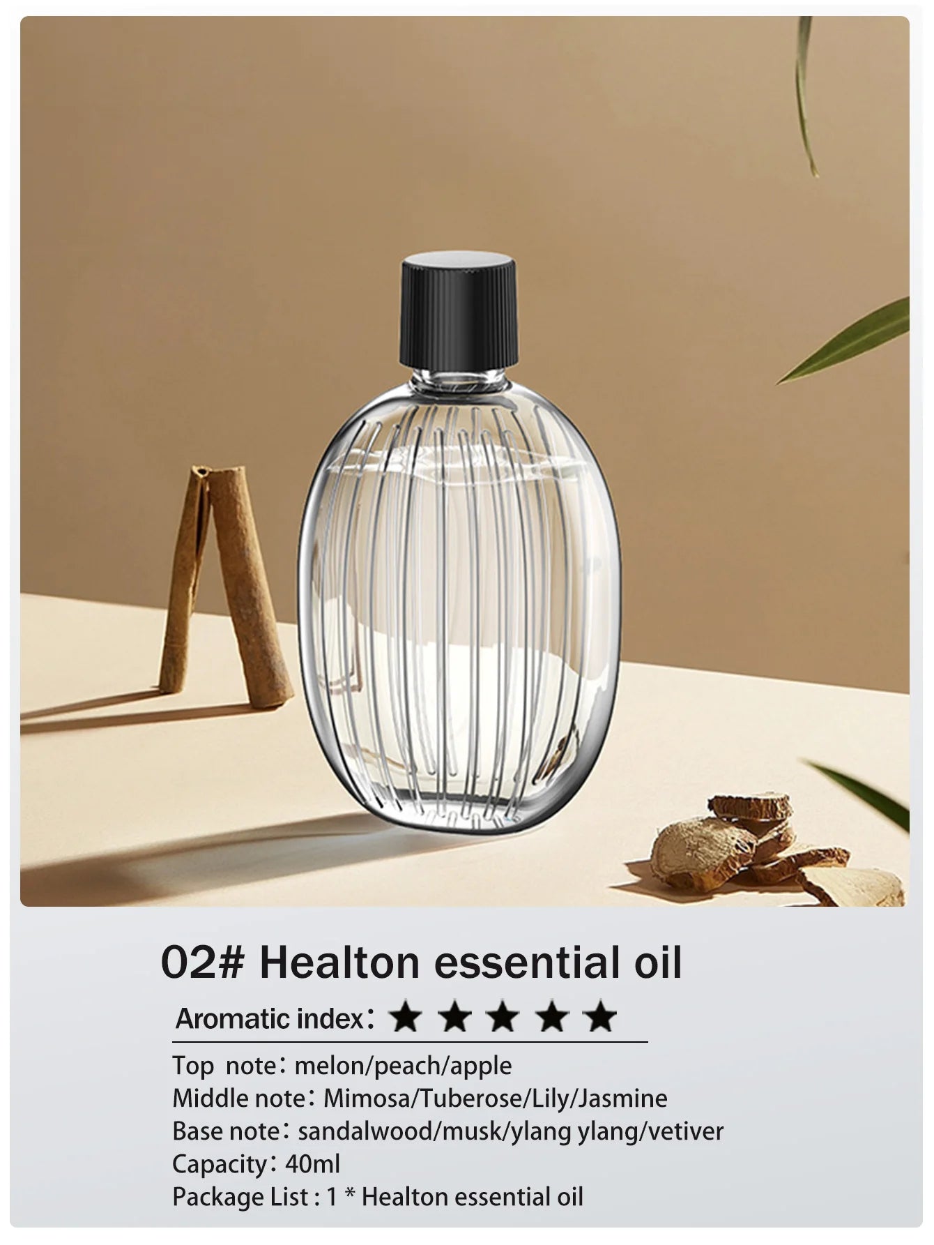 Rechargeable portable aromatherapy diffuser - Essential oil therapy machine - 6 types of aromatherapy oils -5 spray modes