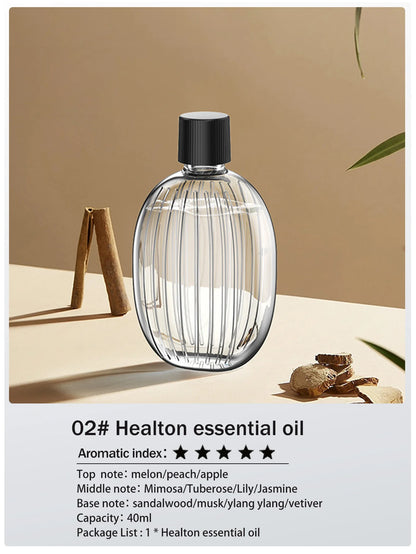 Rechargeable portable aromatherapy diffuser - Essential oil therapy machine - 6 types of aromatherapy oils -5 spray modes