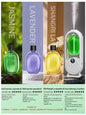Rechargeable portable aromatherapy diffuser - Essential oil therapy machine - 6 types of aromatherapy oils -5 spray modes