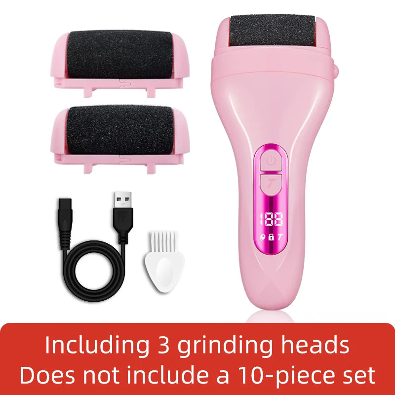 USB rechargeable electric foot remover, suitable for portable foot therapy tools with dead skin and hard cracks