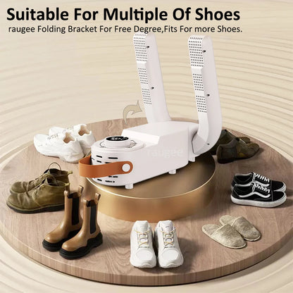 Foldable Shoe Dryer Electric Shoe Warmer Heater Boot Warmer Shoe Intelligent Timer Shoe Dryer Deodorizing Sterilizing Shoe Dryer