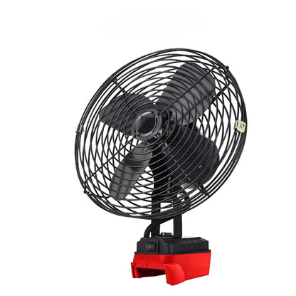 6In Camping Fan Outdoor Fishing Wireless Desktop Portable Metal Strong Wind Fan FIt Makita/Dewalt/Milwaukee 20V Battery