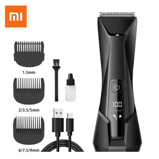 XIAOMI MI Epilator Body Trimmer For Men Painless Shaver For Sensitive Areas Bikini Armpit IPX7 Electirc Body Hair Trimmer