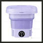 8L Portable Foldable Small Washing Machine With Spin Dryer Home Washing Machine Set Suitable For Socks And Underwear Dormitory