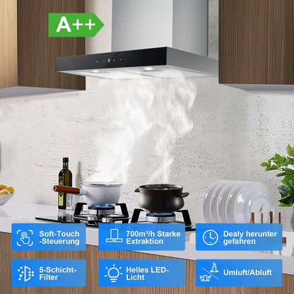 TopStrong 60cm 700m³/h Touch Control Wall-Mounted Extractor Hood TT0660D2-CC-I2