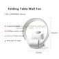 Bladeless Fan Muted Home Intelligent Wall Mounted Shaking Head Fan Floor Fan Remote Control Electric Fan Circulation Fan 220V