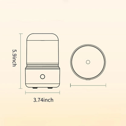 Portable Mini Aroma Diffuser USB Air Humidifier Essential Oil Night Light Cold Mist Maker Sprayer for Home Gift