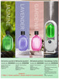 Rechargeable portable aromatherapy diffuser - Essential oil therapy machine - 6 types of aromatherapy oils -5 spray modes