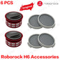 Roborock H6 HEPA Filter Extension Rod Gap Suction Brush Electric Mite Removal Brush Floor Brush Hoses water tank Trigger Switch