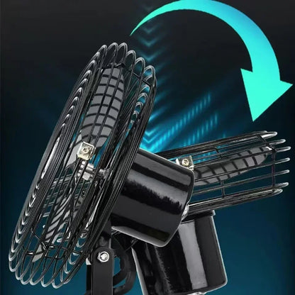 6In Camping Fan Outdoor Fishing Wireless Desktop Portable Metal Strong Wind Fan FIt Makita/Dewalt/Milwaukee 20V Battery