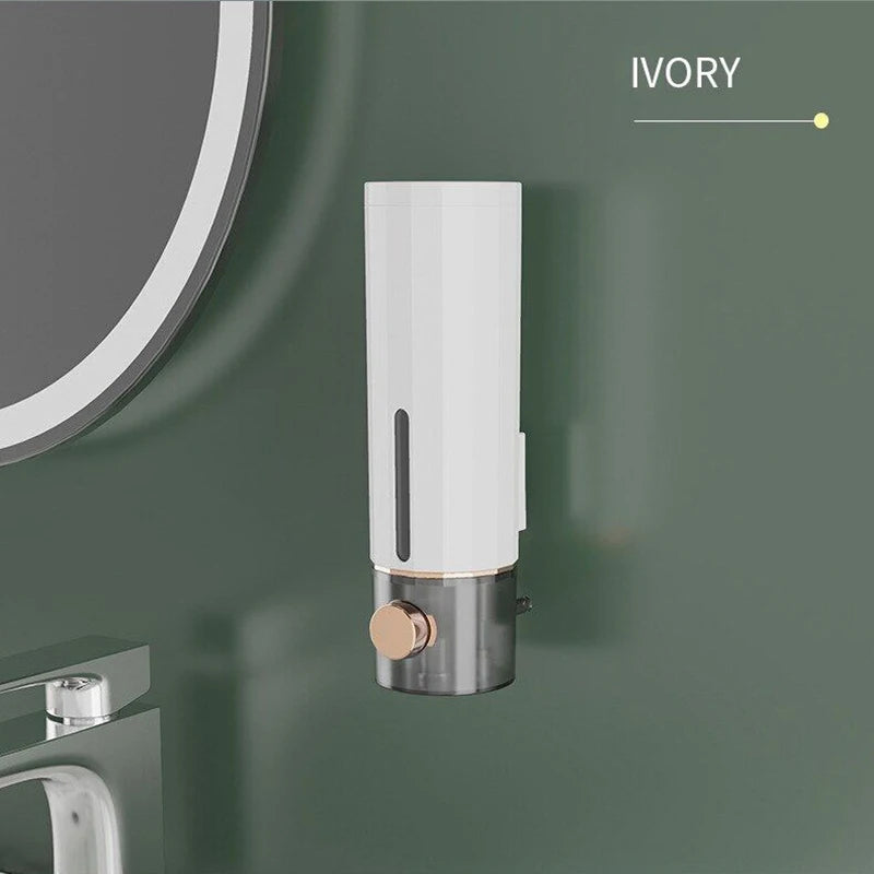 450ml Manual Wall Mounted Bathroom Liquid Soap Dispenser Washing Hand Sanitizer Family Hotel Shower Gel Bathroom Accessories