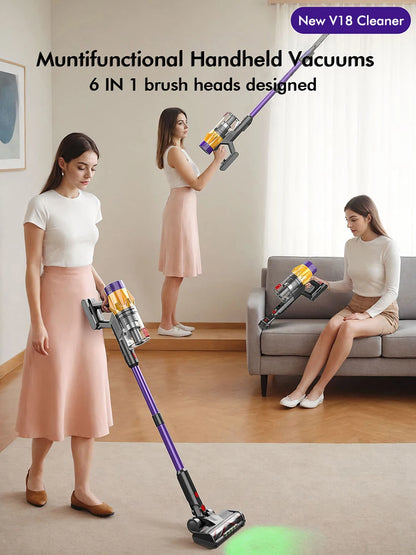 Armo V18 Handheld Wireless Vacuum Cleaner 50kPa 550W Power 6 in 1 LED Display Cordless Vacuum Cleaner Home Sweeper Machine