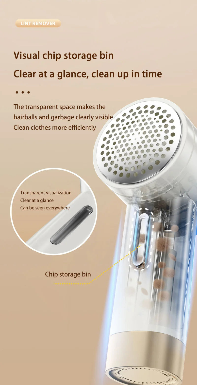 Rechargeable Wireless Lint Remover Digital Display Fabric Shaver With LCD Screen 3 in 1 Sweater Defuzzer for Clothes Socks Sofa