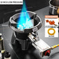 Low-pressure Fierce Fire Gas Stove Commercial Single-hole Liquefied Gas Burner for Hotel Restaurant Energy-saving Gas Cooktop