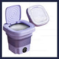 8L Portable Foldable Small Washing Machine With Spin Dryer Home Washing Machine Set Suitable For Socks And Underwear Dormitory