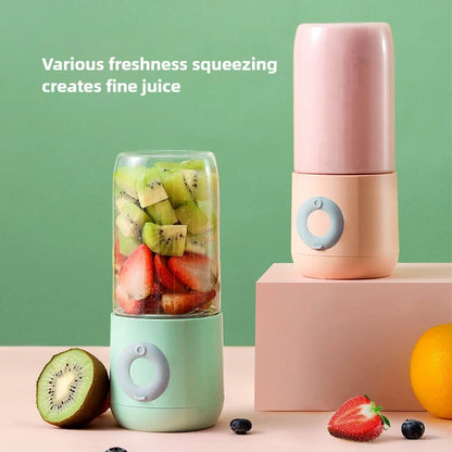 500ML Electric Juicer Portable Smoothie Blender 6 Knife Mini Blenders USB Wireless Rechargeable Mixer Juicers Cup For Travel
