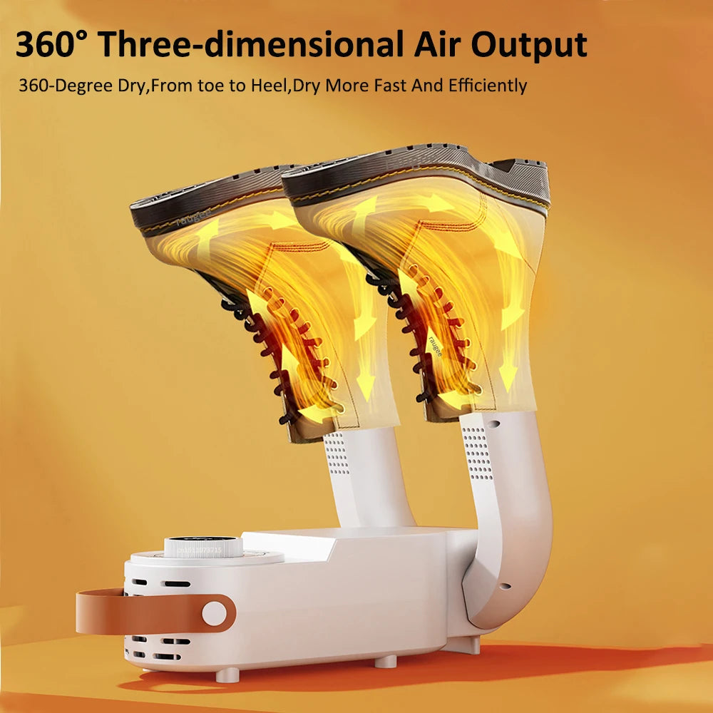 Foldable Shoe Dryer Electric Shoe Warmer Heater Boot Warmer Shoe Intelligent Timer Shoe Dryer Deodorizing Sterilizing Shoe Dryer