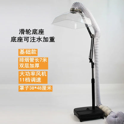 Small Home Moxibustion Exhaust System, Vertical Smoke Extractor Fan, Indoor Moxibustion Smoke Extractor, Multi-angle Adjustable
