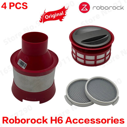 Roborock H6 HEPA Filter Extension Rod Gap Suction Brush Electric Mite Removal Brush Floor Brush Hoses water tank Trigger Switch