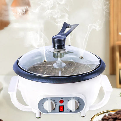 Electric Coffee Bean Roaster Coffee Baked Peanut Beans Baking Stove Popcorn Make Dryer Roasting Machine Grain Drying