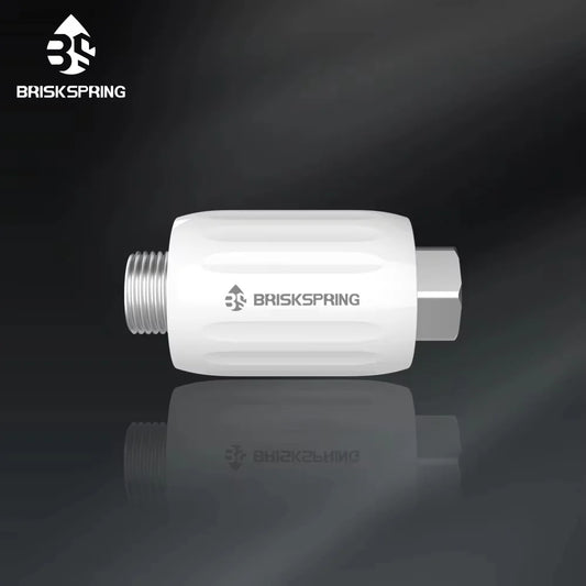 BriskSpring Salt free Terminal Water descaler Physical Scale Inhibitor G1/2" Connector Anti- Limescale Water Heater Softener