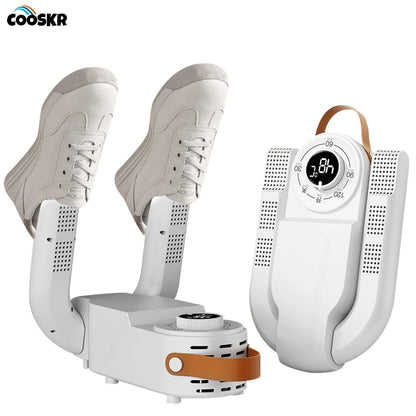 Foldable Shoe Dryer Electric Shoe Warmer Heater Boot Warmer Shoe Intelligent Timer Shoe Dryer Deodorizing Sterilizing Shoe Dryer