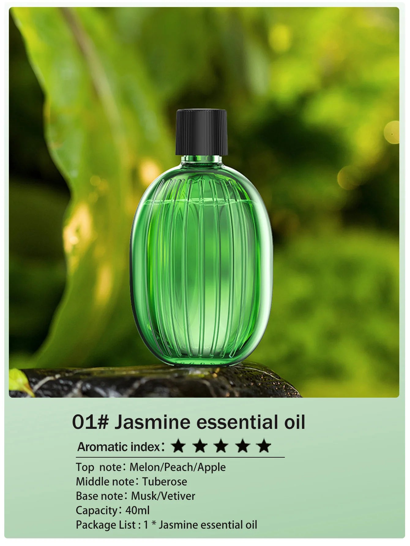 Rechargeable portable aromatherapy diffuser - Essential oil therapy machine - 6 types of aromatherapy oils -5 spray modes