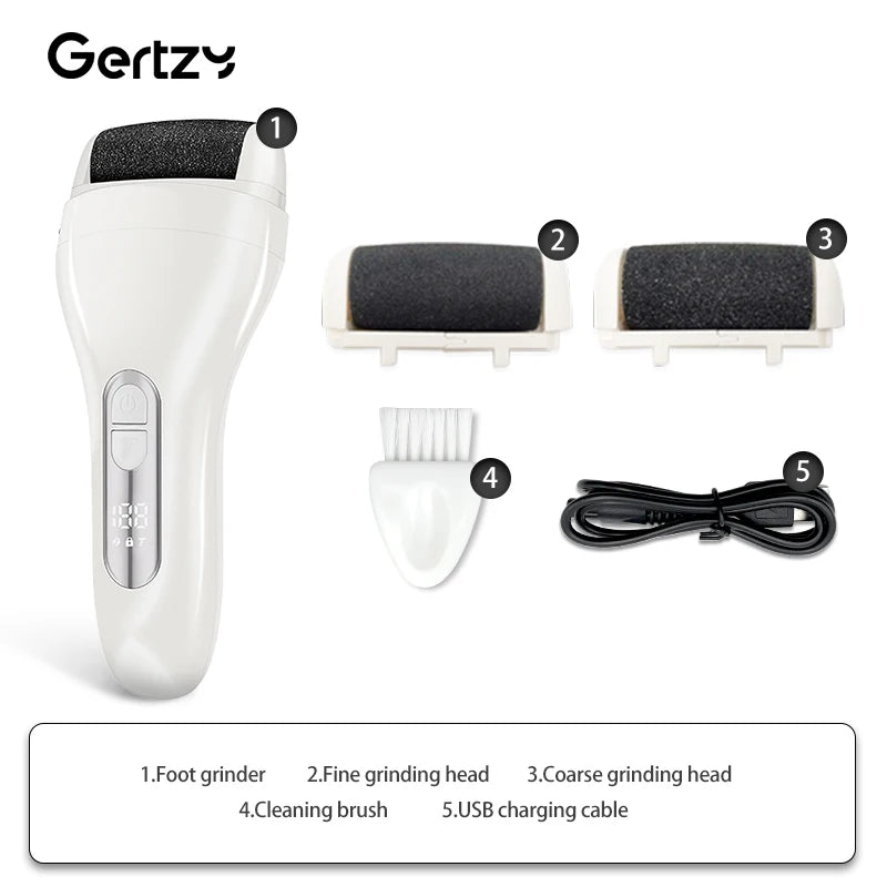 USB rechargeable electric foot remover, suitable for portable foot therapy tools with dead skin and hard cracks