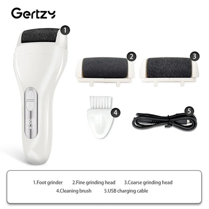 USB rechargeable electric foot remover, suitable for portable foot therapy tools with dead skin and hard cracks
