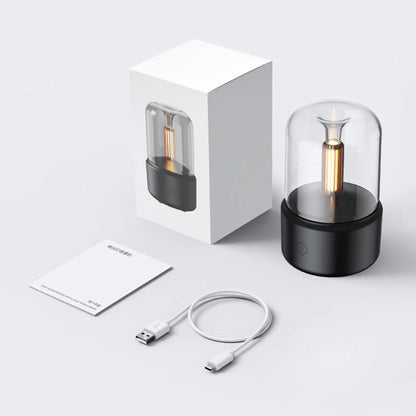 Portable Mini Aroma Diffuser USB Air Humidifier Essential Oil Night Light Cold Mist Maker Sprayer for Home Gift